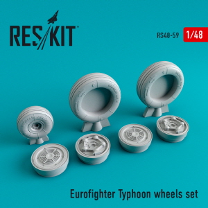 RS48-0059 1/48 Eurofighter Typhoon wheels set (1/48)