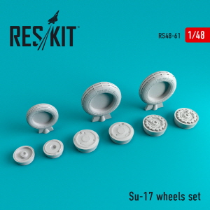 RS48-0061 1/48 Su-17 wheels set (1/48)
