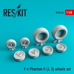RS48-0066 1/48 F-4 (J,S) \"Phantom II\" wheels set (1/48)