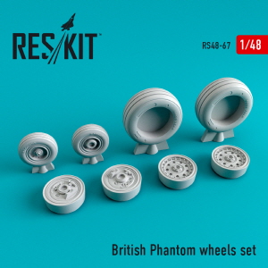 RS48-0067 1/48 British Phantom wheels set (1/48)