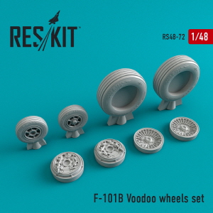 RS48-0072 1/48 F-101B \"Voodoo\" wheels set (1/48)