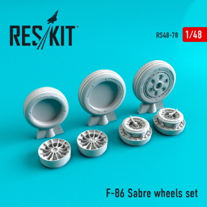 RS48-0078 1/48 F-86 \"Sabre\" wheels set (1/48)