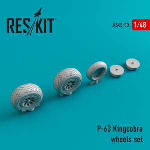[사전 예약] RS48-0083 1/48 P-63 \"Kingcobra\" wheels set (1/48)