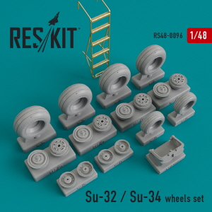 RS48-0096 1/48 Su-32/Su-34 wheels set (1/48)