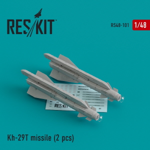 [사전 예약] RS48-0101 1/48 Kh-29T (AS-14B \'Kedge) missiles (2 pcs) (Su-17, Su-25,Su-24, Su-34, Su-30, Su-39, MiG