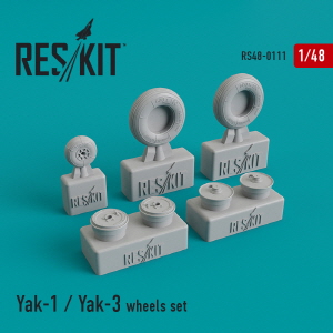 [사전 예약] RS48-0111 1/48 Yak-1/Yak-3 wheels set (1/48)