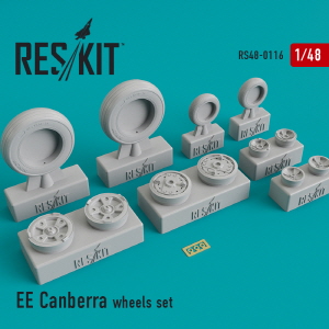 [사전 예약] RS48-0116 1/48 EE Canberra wheels set (1/48)