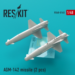 RS48-0145 1/48 AGM-142 missiles (2 pcs) (F-4, F-15, F-16, F-111) (1/48)