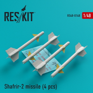[사전 예약] RS48-0148 1/48 Shafrir-2 missiles (4 pcs) (Mirage 3C, Mirage 3CJ, Super Mystère) (1/48)
