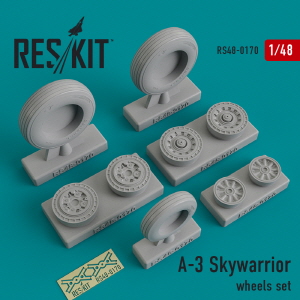 [사전 예약] RS48-0170 1/48 A-3 "Skywarrior" wheels set (1/48)