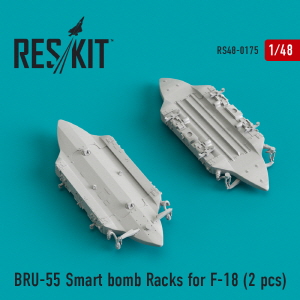 RS48-0175 1/48 BRU-55 Smart bomb Racks for F-18 (2 pcs) (1/48)