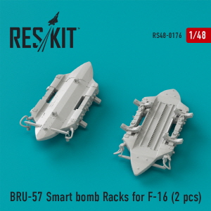 RS48-0176 1/48 BRU-57 Smart bomb Racks for F-16 (2 pcs) (1/48)