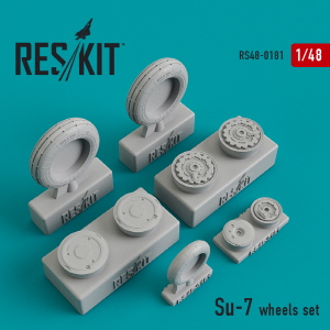 RS48-0181 1/48 Su-7 wheels set (1/48)