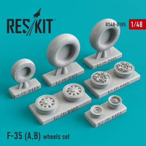 RS48-0185 1/48 F-35 (A,B) wheels set (1/48)