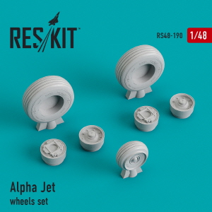 [사전 예약] RS48-0190 1/48 Alpha Jet wheels set (1/48)