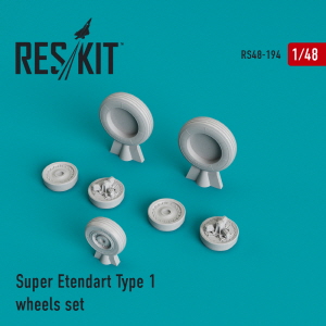 RS48-0194 1/48 Super Etendard type 1 wheels set (1/48)