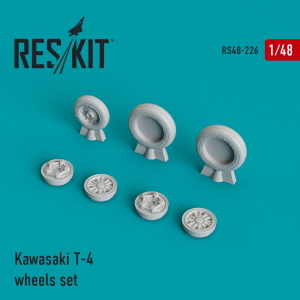 RS48-0226 1/48 Kawasaki T-4 wheels set (1/48)