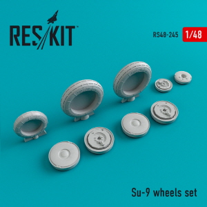 RS48-0245 1/48 Su-9 wheels set (1/48)