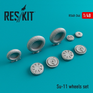 RS48-0246 1/48 Su-11 wheels set (1/48)