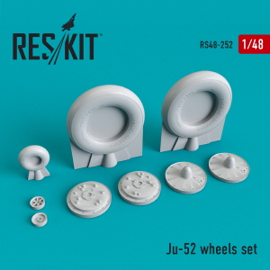 RS48-0252 1/48 Ju-52 wheels set (1/48)