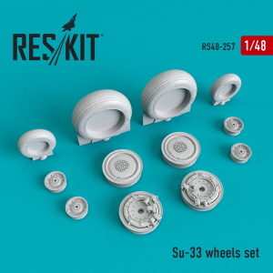 RS48-0257 1/48 Su-33 wheels set (1/48)