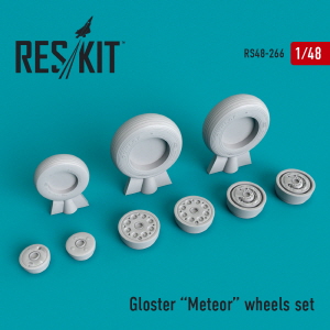 [사전 예약] RS48-0266 1/48 Gloster Meteor wheels set (1/48)