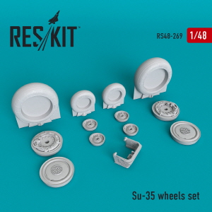 RS48-0269 1/48 Su-35 wheels set (1/48)