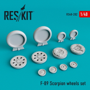 RS48-0282 1/48 F-89 \"Scorpion\" wheels set (1/48)