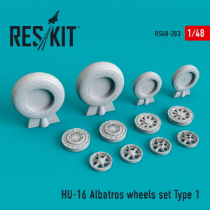 [사전 예약] RS48-0283 1/48 HU-16 \"Albatros\" wheels set type 1 (1/48)