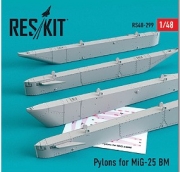 RS48-0299 1/48 Pylons for MiG-25 BM (1/48)