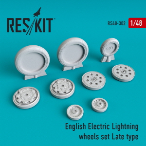 RS48-0302 1/48 EE Lightning wheels set late type (1/48)
