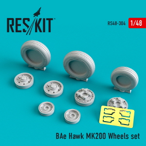 [사전 예약] RS48-0304 1/48 BAe Hawk MK200 wheels set (1/48)