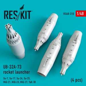 [사전 예약] RS48-0310 1/48 UB-32A-73 rocket launchers (4 pcs) (Su-7,Su-17,Su-24,Su-25,MiG-21,MiG-23,MiG-27,YaK-3
