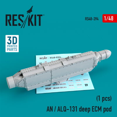 [사전 예약] RS48-0394 1/48 AN / ALQ-131 deep ECM pod (A-7, A-10, F-4, F-16, F-111, C-130) (1/48)