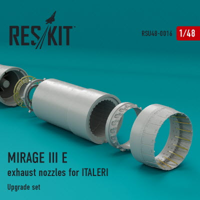 RSU48-0016 1/48 Mirage IIIE exhaust nozzle Italeri kit (1/48)