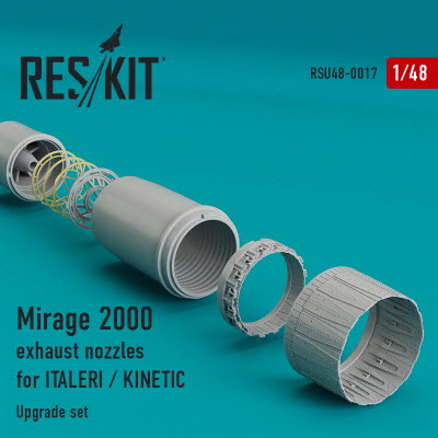 RSU48-0017 1/48 Mirage 2000 exhaust nozzle Italeri/Kinetic kit (1/48)