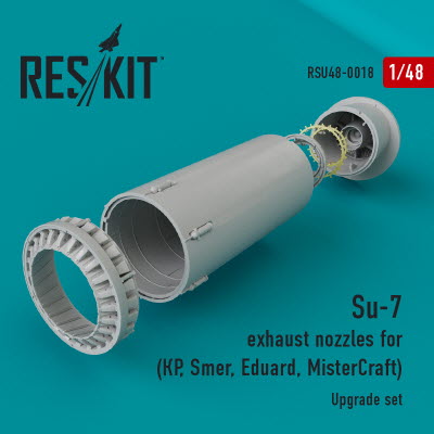 RSU48-0018 1/48 Su-7 exhaust nozzle for КР/Smer/Eduard/MisterCraft kit (1/48)