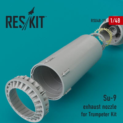 RSU48-0019 1/48 Su-9 exhaust nozzle for Trumpeter kit (1/48)