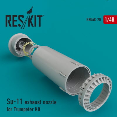 [사전 예약] RSU48-0020 1/48 Su-11 exhaust nozzle for Trumpeter kit (1/48)