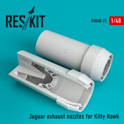 RSU48-0023 1/48 Jaguar exhaust nozzles for KittyHawk kit (1/48)