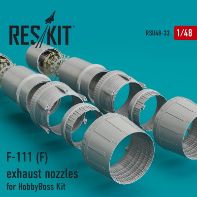 RSU48-0033 1/48 F-111F exhaust nozzles for HobbyBoss kit (1/48)