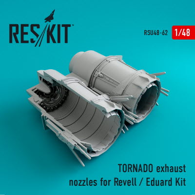 RSU48-0062 1/48 TORNADO exhaust nozzles for Revell / Eduard kit (1/48)