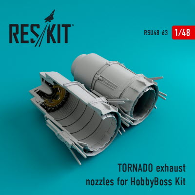 RSU48-0063 1/48 TORNADO exhaust nozzles for HobbyBoss kit (1/48)