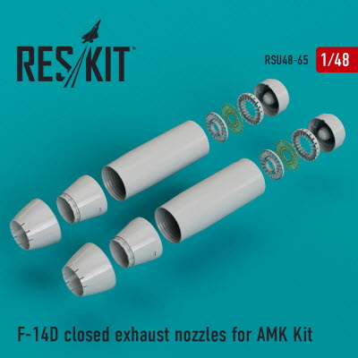 RSU48-0065 1/48 F-14D \"Tomcat\" closed exhaust nozzles for Amk kit (1/48)