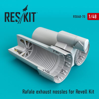 [사전 예약] RSU48-0070 1/48 Rafale exhaust nozzles for Revell kit (1/48)