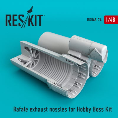 [사전 예약] RSU48-0074 1/48 Rafale exhaust nozzles for HobbyBoss kit (1/48)