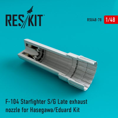 RSU48-0078 1/48 F-104 (S,G-late) \"Starfighter\" exhaust nozzle for Hasegawa/Eduard kit (1/48)