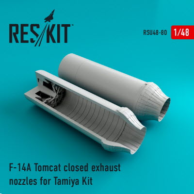 RSU48-0080 1/48 F-14A "Tomcat" closed exhaust nozzles for Tamiya kit (1/48)