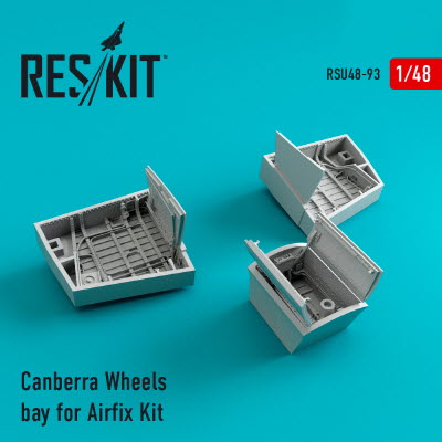 RSU48-0093 1/48 Canberra Wheels bay for for Airfix kit (1/48)