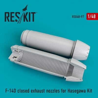 RSU48-0097 1/48 F-14 (D) closed exhaust nozzles for Hasegawa kit (1/48)